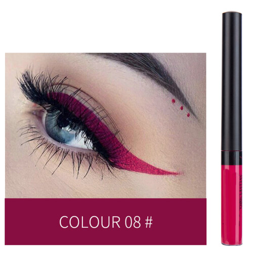 Κιτ πολύχρωμης σχεδίασης ματιών, υγρό eyeliner που λάμπει κάτω από την υπεριώδη 2