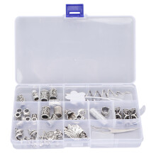Craft Bead Kit With Unique Design High Quality Alloy Metal Pieces, Various Shapes For Bracelet Necklace Hair Beard Braiding Accessories, Suitable For
