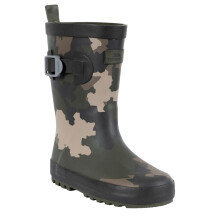 (10 UK Child, Green/Brown/Black) Trespass Childrens/Kids Puddle Camo Wellington Boots