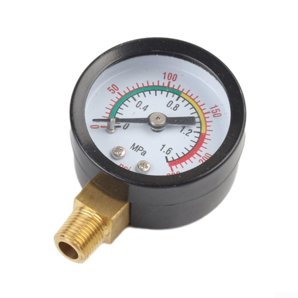Air Compressor Pressure Gauge 180 Psi Liquid Filled, Accurate Pressure Monitoring For Compressors 9365369266414