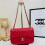 (Red) Retro elegant crossbody shoulder bag 1