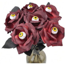 FloHua Christmas Living Room Decor Clearance 2pcs New Devil Eye Black Rose Decoration Fall Decorations for Home
