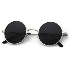John Lennon glasses for men, round sunglasses, polarized circle shaped