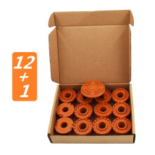 WA0004 String Trimmer Spools Line Replacement for Worx WA0010, 12Pcs