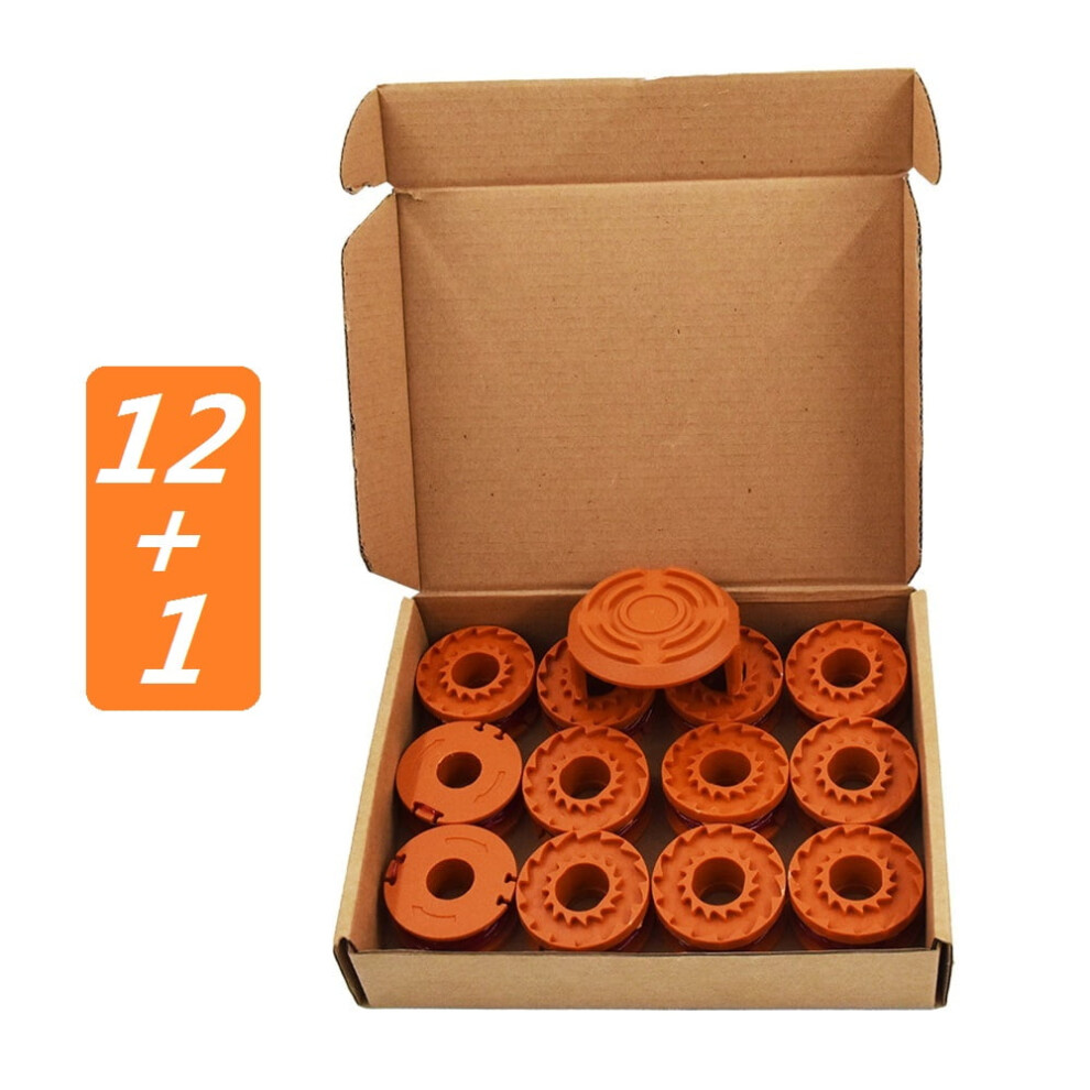 WA0004 String Trimmer Spools Line Replacement for Worx WA0010, 12Pcs