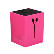 Scissors Holder Acrylic Salon Tool Organizer with AntiSlip Base for Hairdressers Roseo