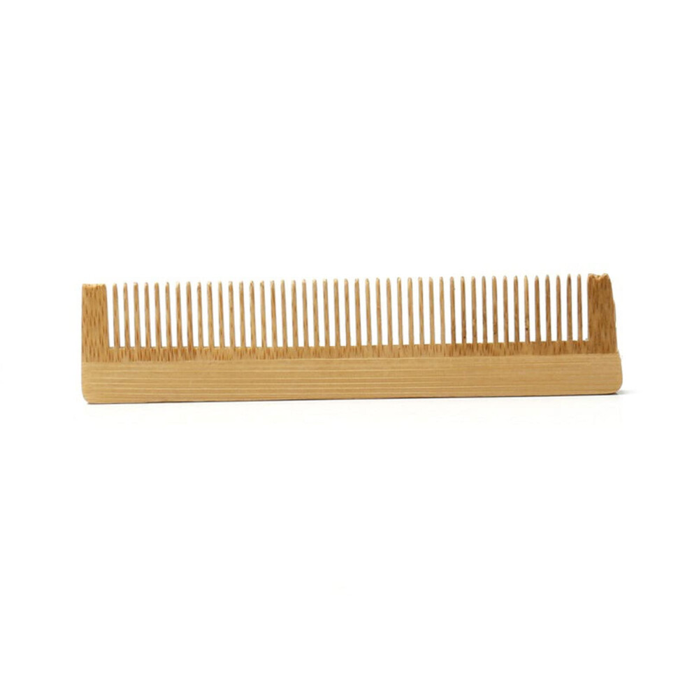 Wooden Pocket Comb Natural Peach Wood Anti Static Beard and Hair Comb Compact Travel Size