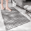 ICERUN Antislip Badmat, Flexibele PVC Douchemat, Efficiënte Afwatering Badmat Antislip 3