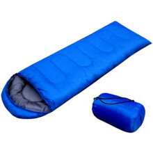 Waterproof Camping Sleeping Bag for Hiking and Travel with Lightweight Foldable Design Blue