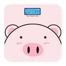 Digital Bathroom Scale with StepOn Technology, Tempered Glass, Backlit LCD, 400 lbs Capacity