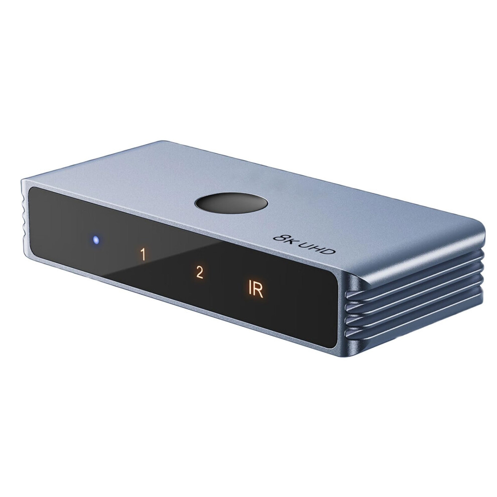 8K Hdmi Switch 2X1 Bidirectional Seamless 60Hz Selector For Pc And Gaming Consoles Plug Play 9164114939654