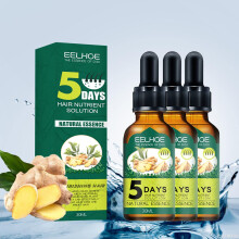 Hair Growth Serum with Ginger Essential Oil, Anti Hair Loss Treatment for Thinning Hair, 3pcs