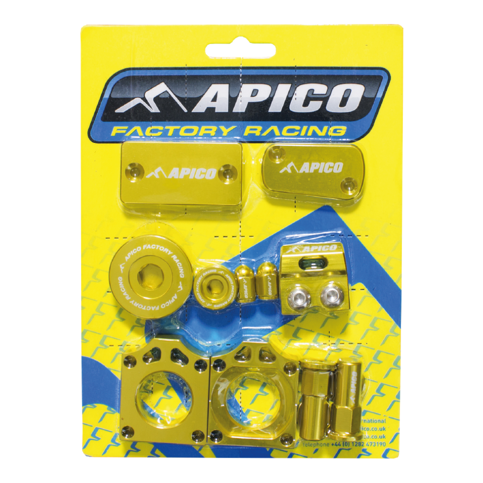 Apico Gold Factory Bling Pack For Suzuki Rmz250 2007-2023, Rmz450 2005-2023