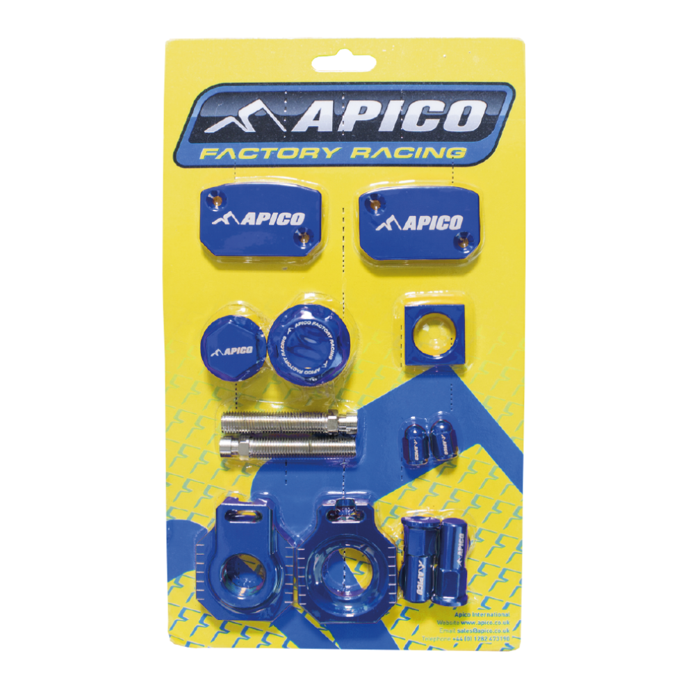 Apico Factory Bling Pack For Ktm Exc-Tpi 150-300 2014-2023, Exc-F250-500 2014-2023, Husqvarna Te/Fe 250-501 2014-2016 Blue 5056480901448