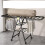 Clothes Drying Rack Foldable with Wheels, 2Tier Extendable Large Capacity Indoor Outdoor Black 3