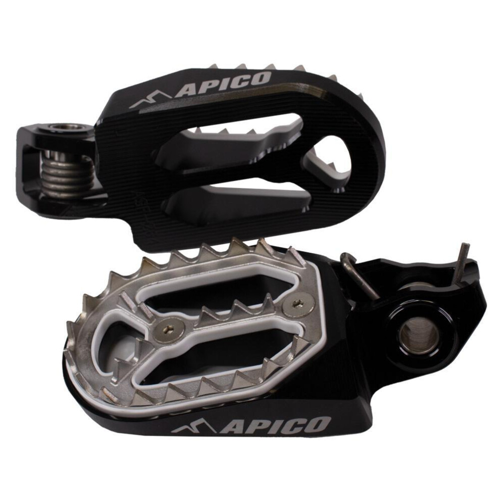 Apico Pro Bite Foot Pegs For Stark Varg 2023-2025 Black 5056480948221