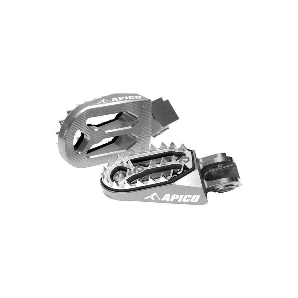 Apico Pro-Bite Foot Pegs - Kawasaki Kxf250 2006-23, Kxf450 2007-23 - Ti 5056480916473