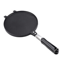 Non Stick Waffle Cone and Egg Roll Maker Aluminum Double Side Pan for Homemade Snacks