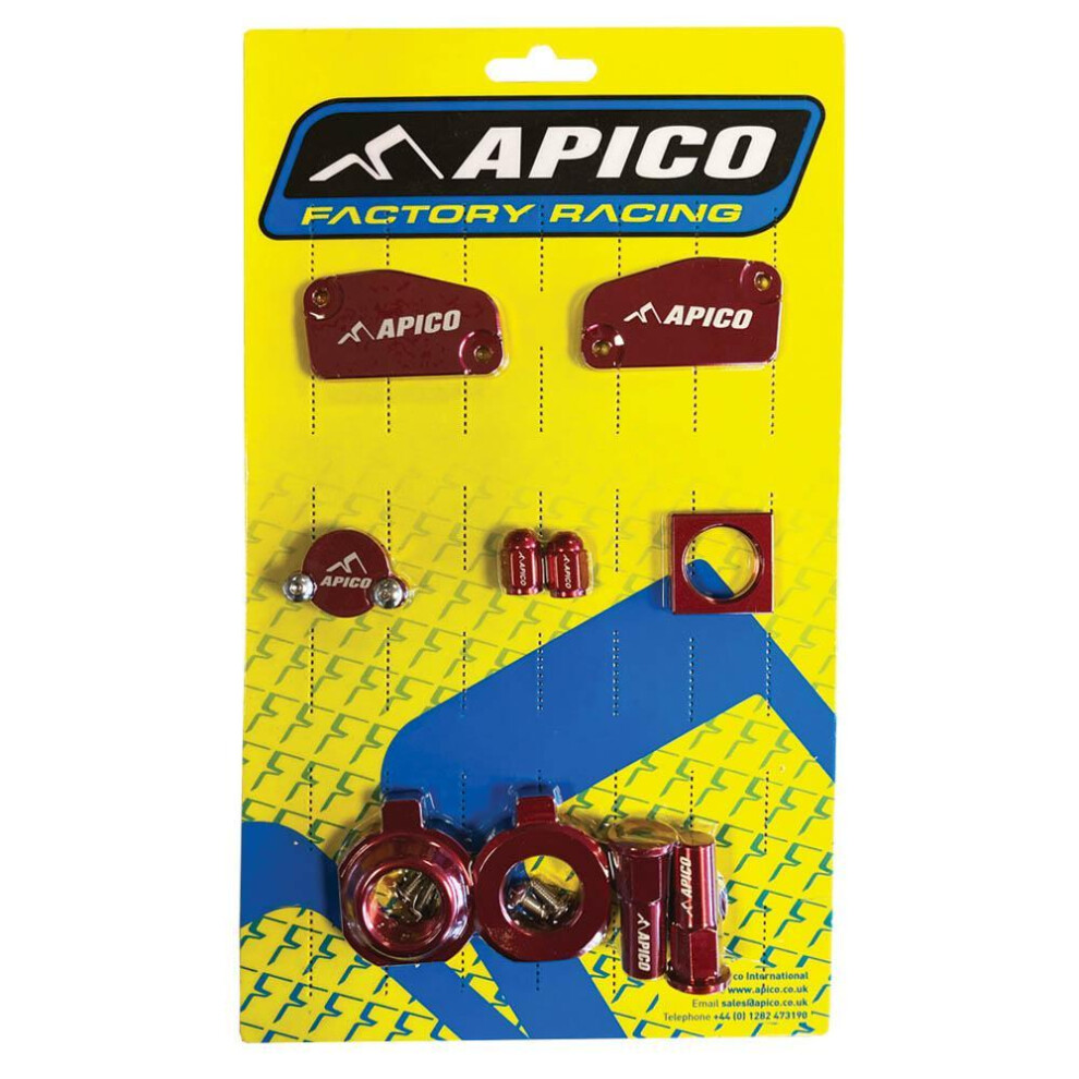 Apico Factory Bling Pack For Ktm Sx85 2021-2023, Husqvarna Tc85 2021-2023, Gas Gas Mc852021-2023 Red 5056480940768