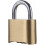 Brass Combination Padlock 4 Digit Resettable Code for Luggage Cabinets Backpacks and Toolboxes 4
