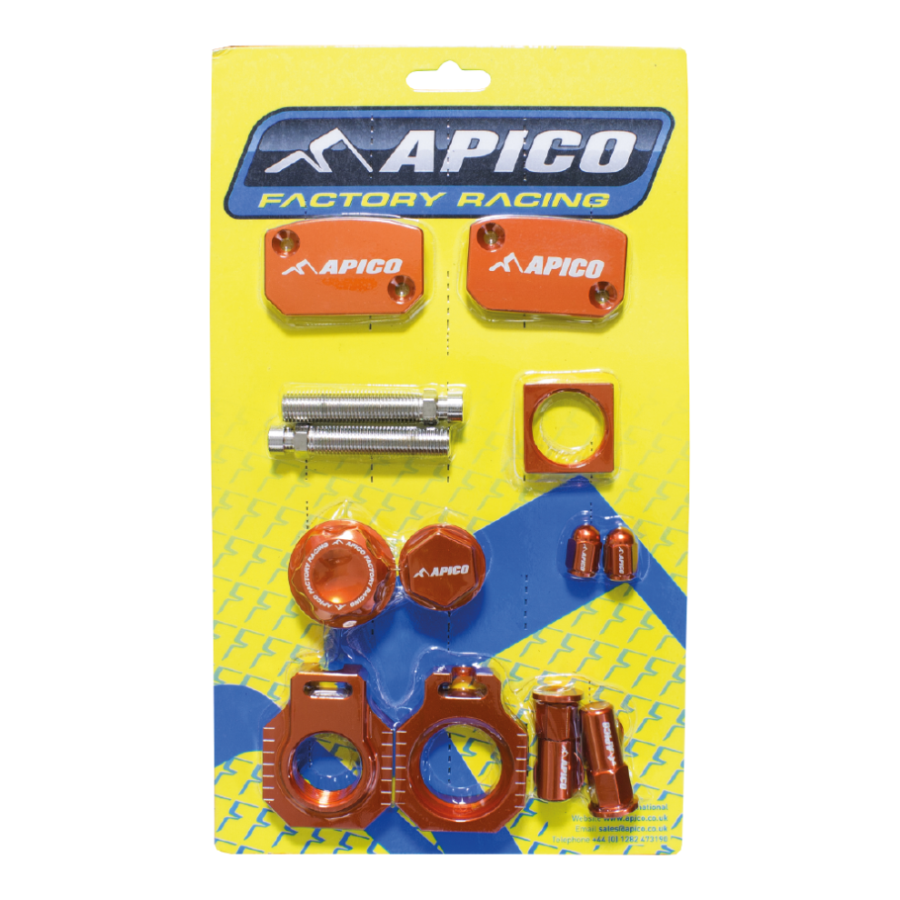 Apico Factory Bling Pack For Ktm Sx250 2013, Sxf250 2013, Sxf350 2013, Sxf450 2013 Orange 5056480901394