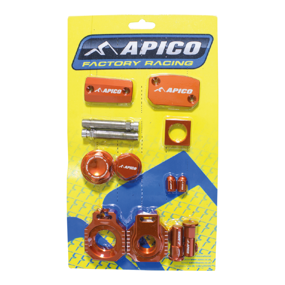 Apico Orange Factory Bling Pack For Ktm Sx 125/150 2009-2012, Exc125/200 2008-2013, Sxf450 2009-2012, Xc-F 450 2009