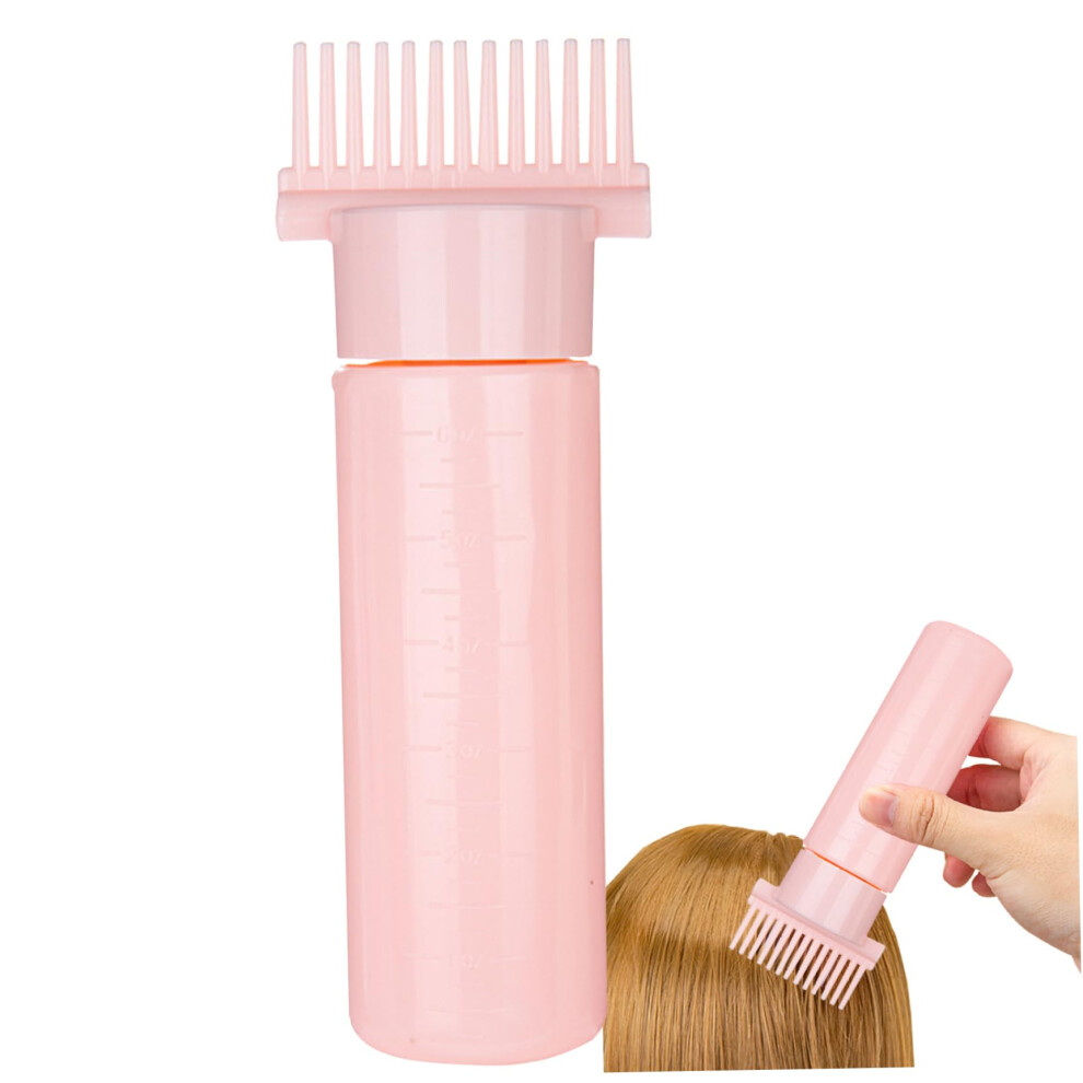Hair Dye Applicator Bottle with Root Comb and Clear Scale 180ml for Precise Root Application