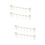 4Pcs Space-Saving White Cabinet Door Towel Hooks Organizer 9