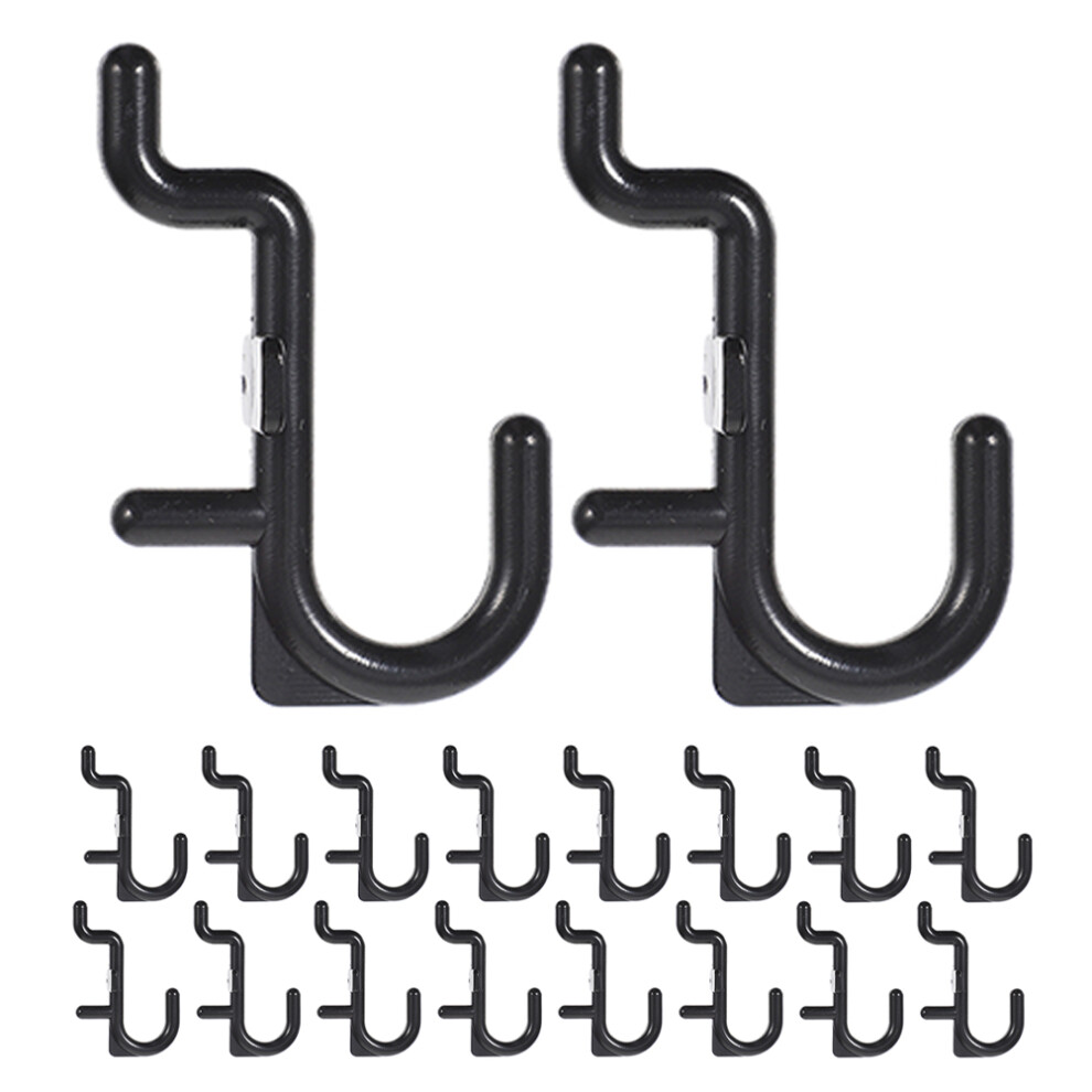 90Pcs Versatile Black Pegboard Hooks For Organizing Tools In Shop 3623318263614