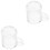2Pcs Transparent Acrylic Ants Drinking Bowls Easy Ants Feeding Tool 5