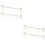 4Pcs Space-Saving White Cabinet Door Towel Hooks Organizer 8