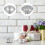 8Sets Silver Aluminum Alloy Bath Bomb Mold Set DIY Cupcake Baking Tool 10