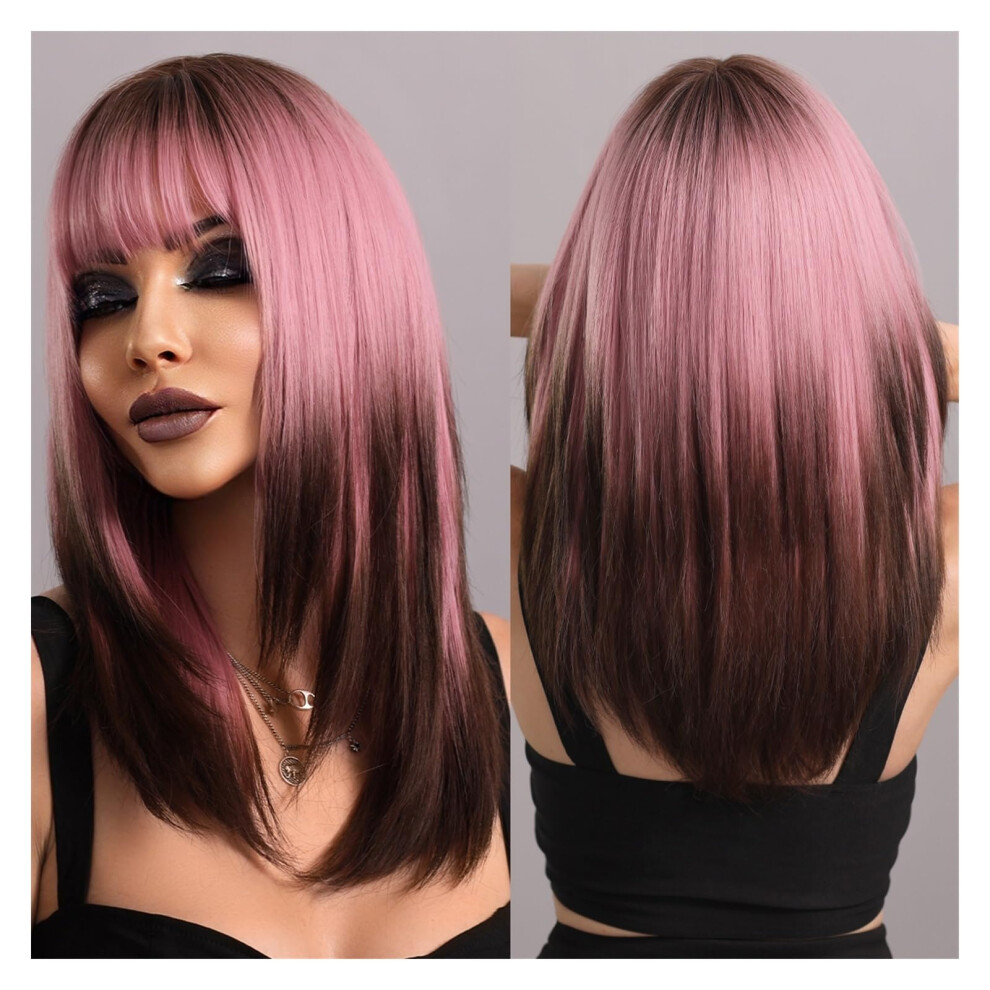 Unisex Silvery Bob Wig For Women Heat Resistant Synthetic Short Straight Hair With Natural Texture