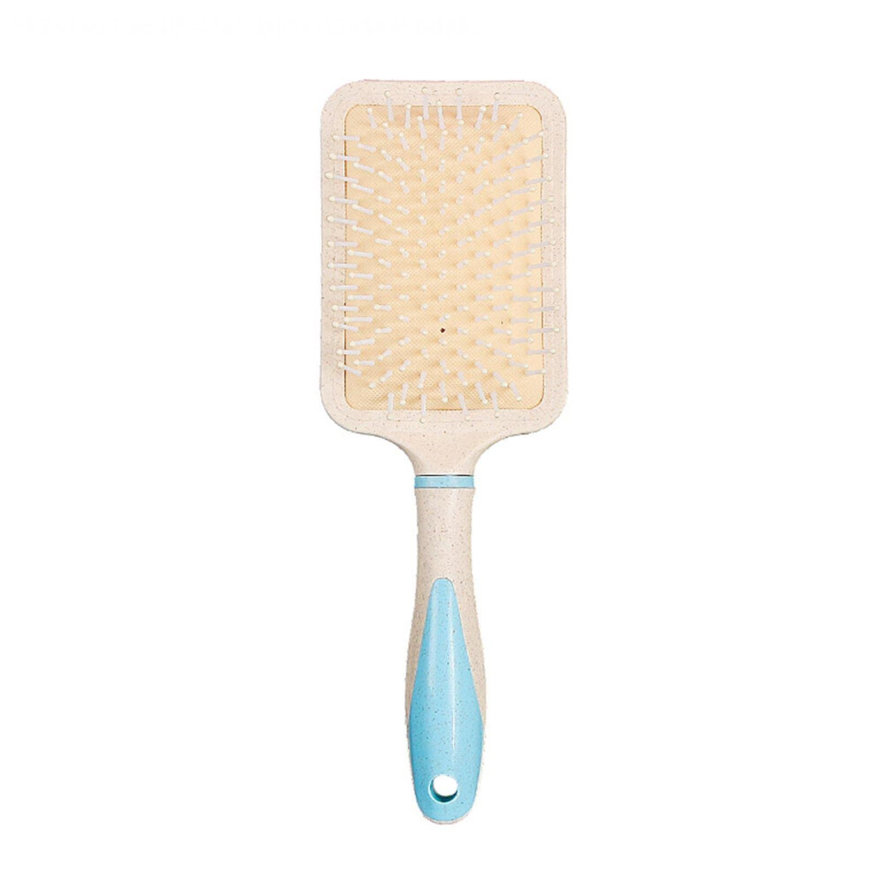 Yellow Vented Hair Brush For Blow Drying And Gentle Detangling, Ball Tipped Bristles For Men,
