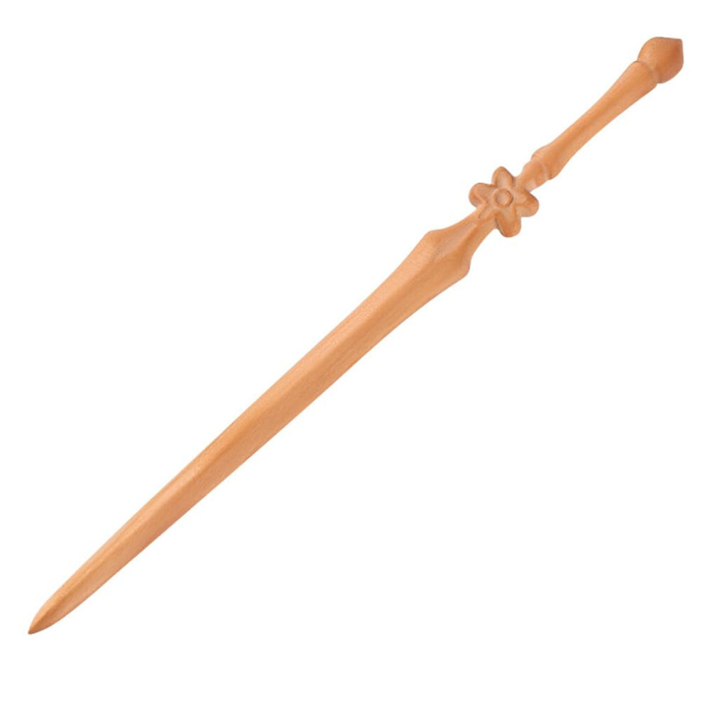 Unisex Wooden Sword Hair Stick For Buns Chinese Hair Chopsticks Secure Hold Gentle On Hair Styling Gift