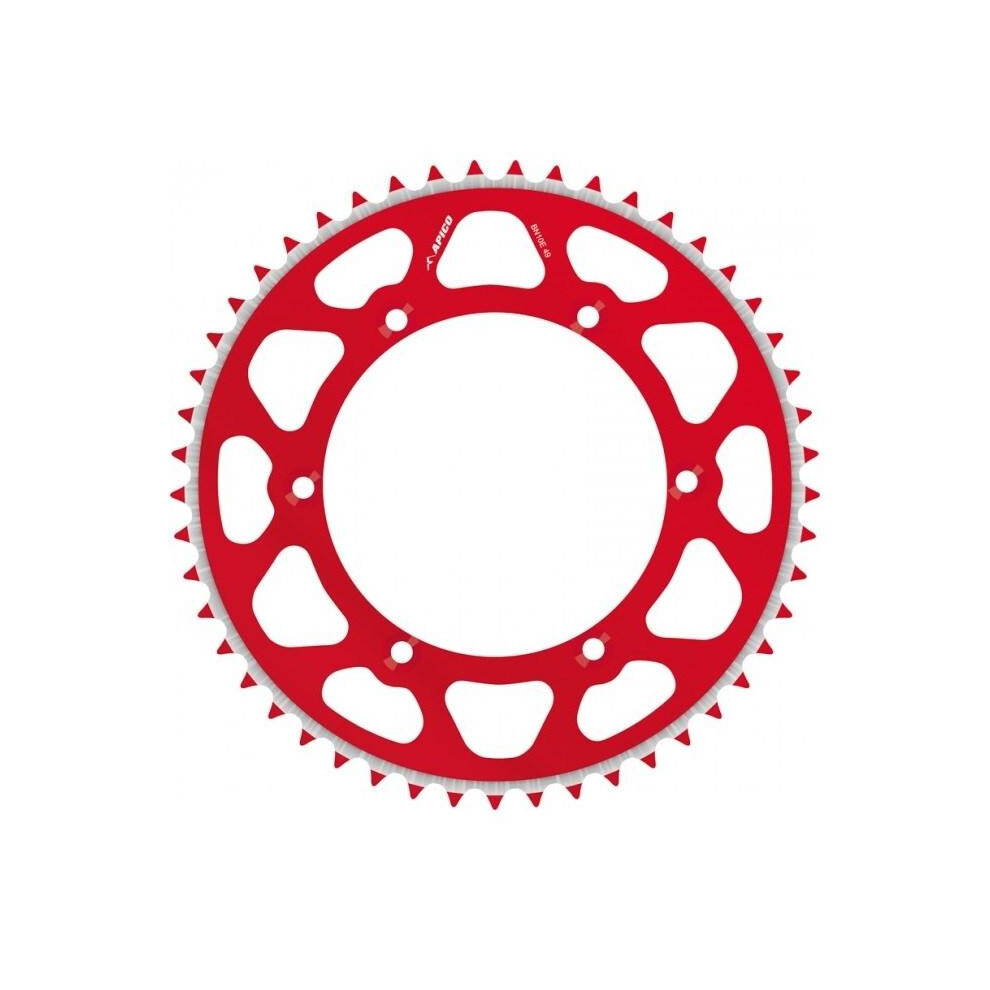 Apico Evolite Rear Sprocket - Honda Cr/Crf All Models Up To 2024 - / 53T Red 5056480934873