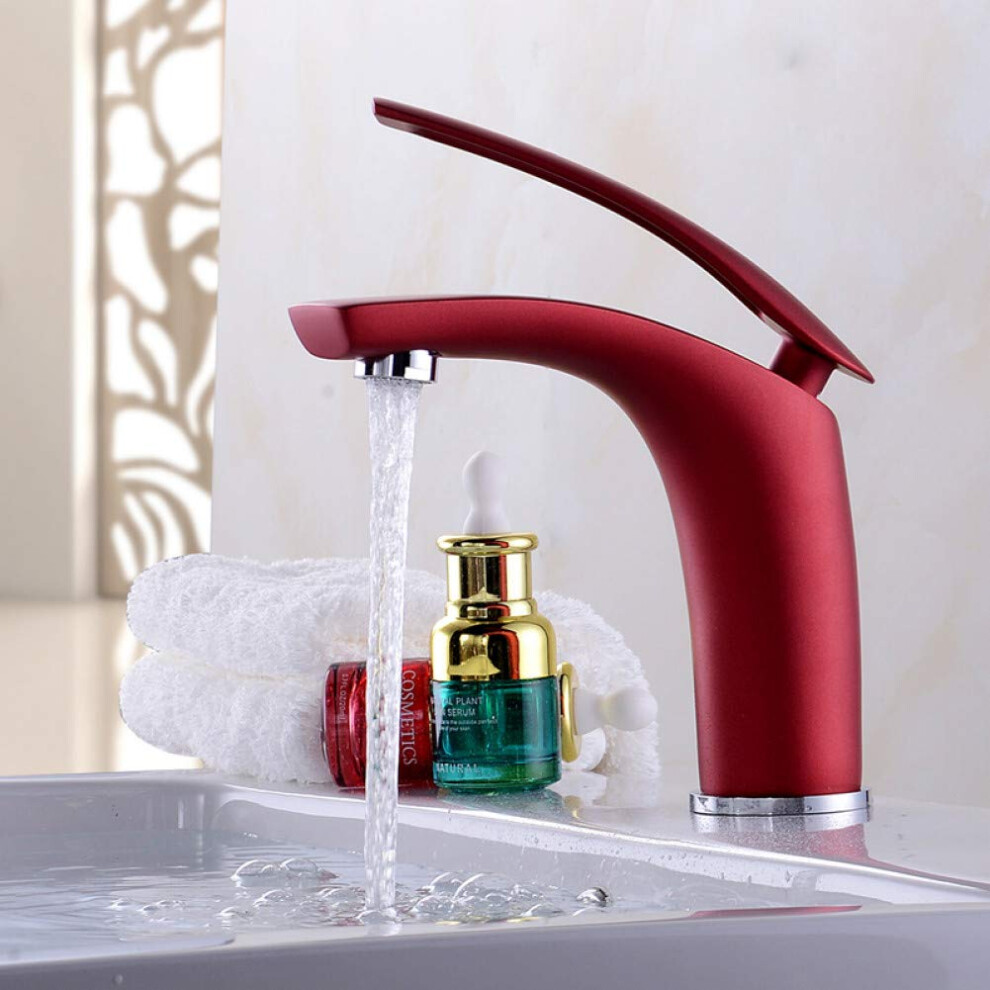 Bathroom Sink Faucet Brass Basin Mixer Tap With Hot And Cold Water For Bathroom 9099447316455