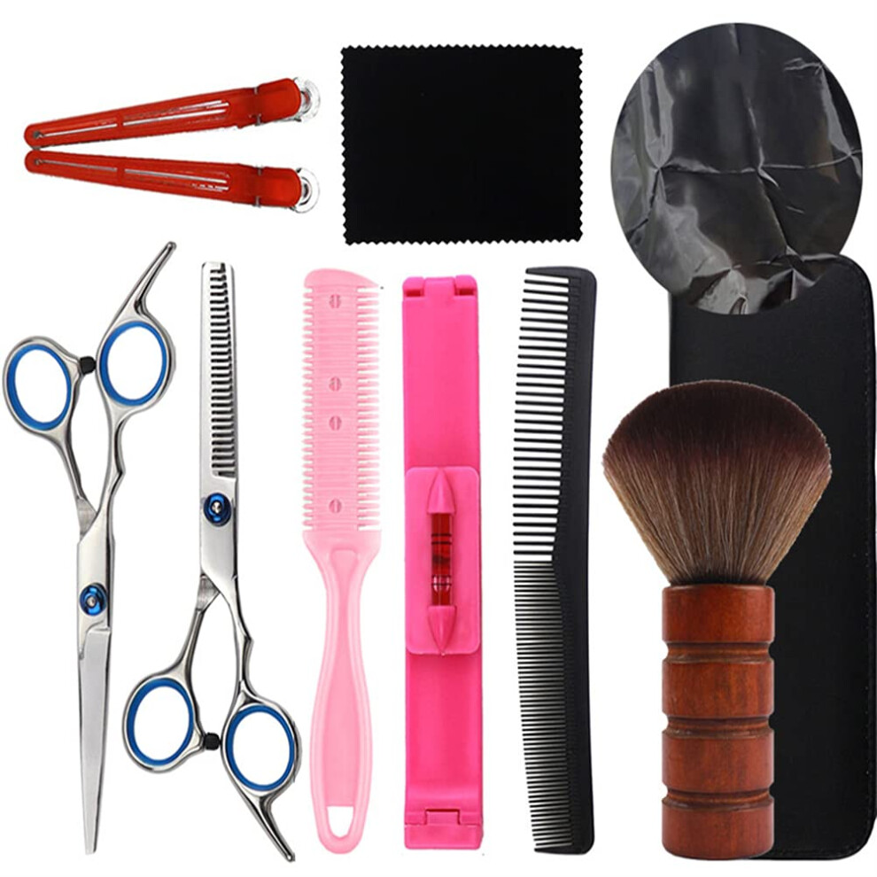 Professional Hair Cutting Scissors Set with Sharp Precision Blades for Barber and Salon Use