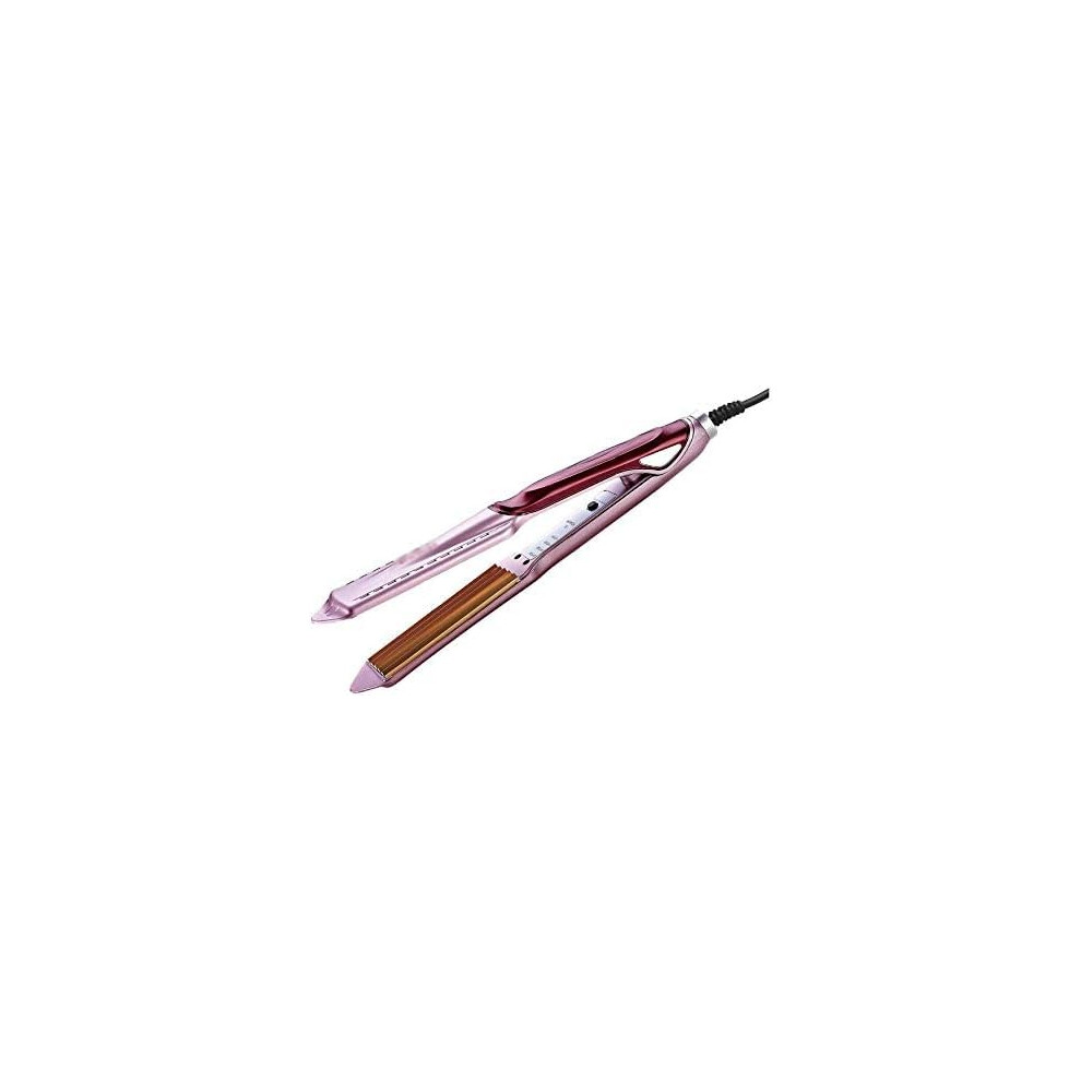 Hair Straightener with LCD Display, Adjustable Temperature, Fast Heat Up, Tourmaline Ceramic Waves