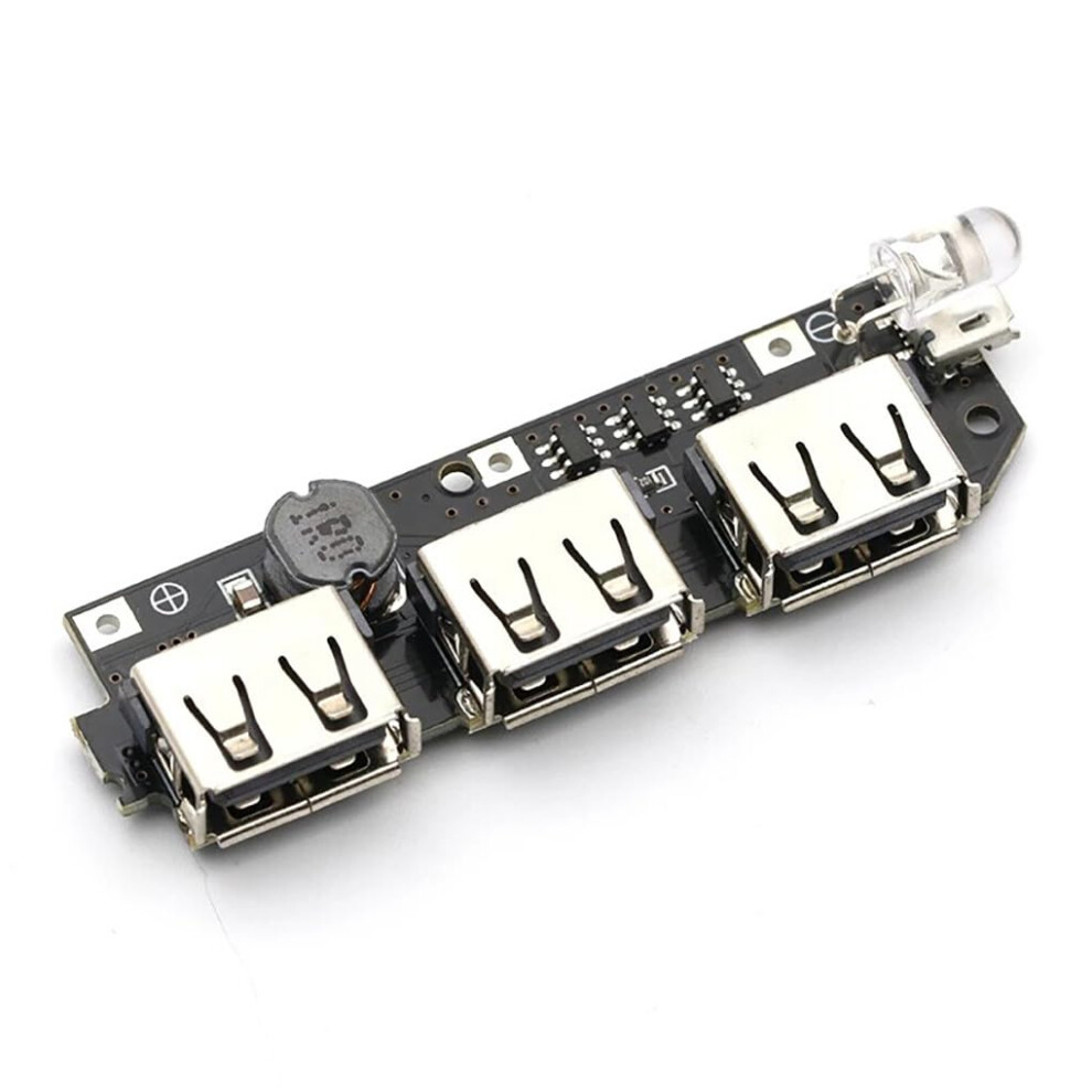 Usb Travel Charger 3 Port Universal 5V 2.1A Fast Multidevice Charging With Smart Circuit Protection 9044945186697
