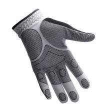 Men's Golf Gloves Left Hand Leather Palm Breathable Mesh Adjustable Fit NonSlip Comfort