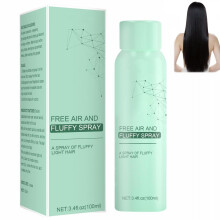 Volumizing Hair Spray with Instant Root Lift, Lightweight Airy Finish, No Wash Dry Hair Volumizer Green