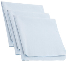 Microfiber Eyeglass Cleaning Cloth 3 Pack for Streak Lens and Screen Care Blue
