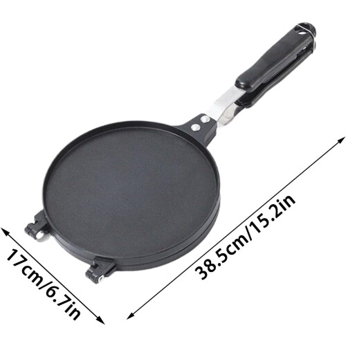 Waffle Cone Maker Nonstick Checkered for Crepes Desserts MultiFunction Baking Even Heat 2