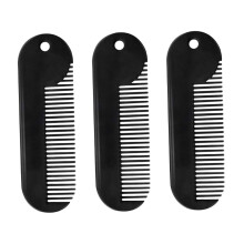 Beard Comb Set Zinc Alloy Fine Tooth Grooming Kit for Men with Precise Beard Shaping Tool