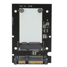 M.2NGFF- und mSATA-SSD-zu-SATA-III-Adapterkonverter mit hohem Sicherheitsdesign und Gigabit-Ethernet-Unterstützung, kompaktes Metallgehäuse für