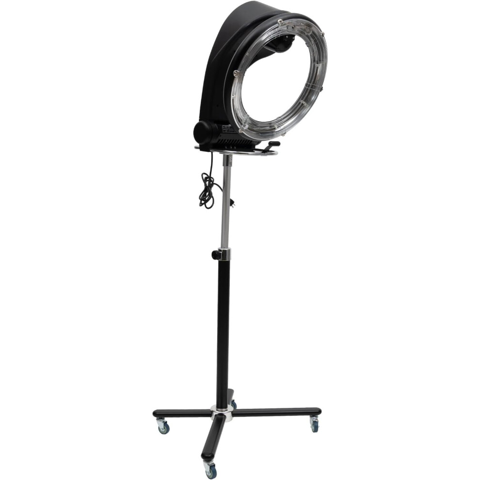 Black Professional Infrared Hair Dryer 3 In 1 Rotating Salon Hair Processor 950W Adjustable Height