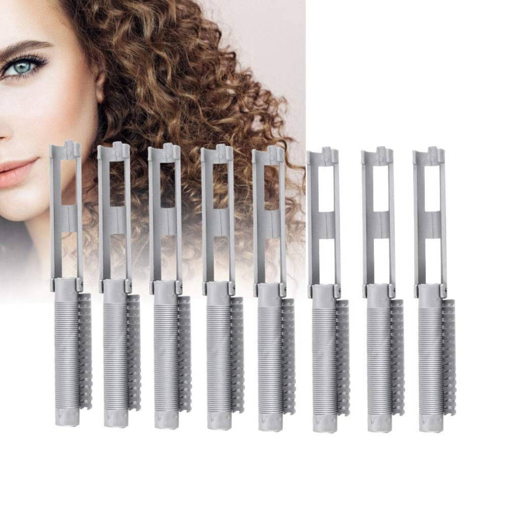 25pcs Plastic Hair Rollers Set, Salon Hair Curlers for Quick Volume and Root Lift Styling