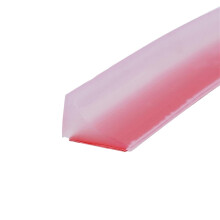 Shower Water Barrier Silicone Threshold Stopper 1.5M Transparent Seal Strip for Bathroom Floor