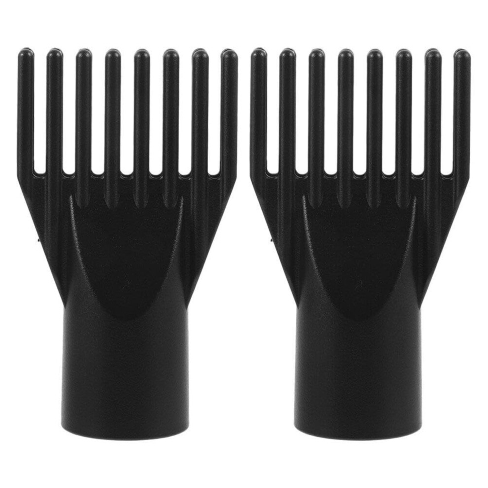2pcs Universal Hair Dryer Comb Attachment for Faster Drying and Smoother Styling